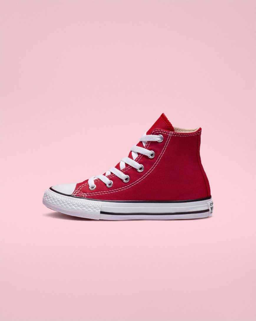 Tenisi Inalti Baieti Converse Chuck Taylor All Star Clasici Rosii | RO 0WZXA914